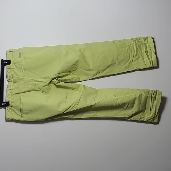 ARMANI COLLEZIONI Green Cotton Straight Leg Pants Size IT 52 US 36 US 14-16 - Picture 11 of 15